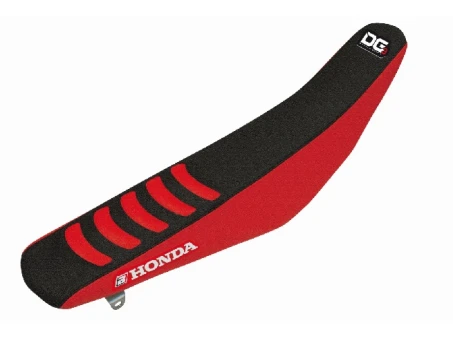 Husă șa BLACKBIRD HONDA CRF 250R '18-'21, CRF 450R '17-'20, CRF 450X '17-'23 DOUBLE GRIP 3 culoare Negru Rosu
