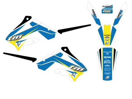 Kit grafic BLACKBIRD TM 2T/4T '22-'23 DREAM 4 culoare Albastru Galben