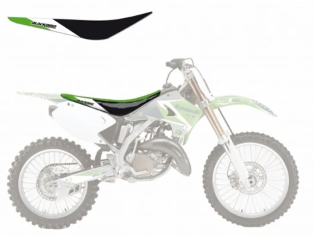 Husă șa BLACKBIRD KAWASAKI KXF 250/450 '06-'08 DREAM 2 culoare Negru/Alb/Verde