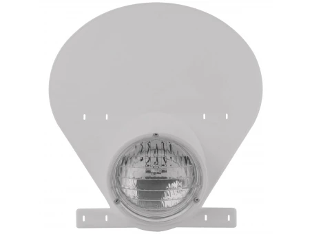 Far vintage moto "PRESTON PETTY" cu led alb POLISPORT - Alb
