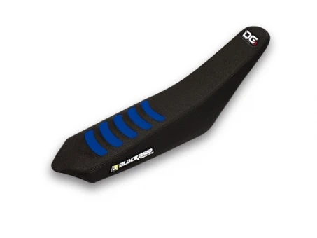 Husă șa BLACKBIRD SHERCO SE/SEF '13-'16 DOUBLE GRIP 3 culoare Negru Albastru