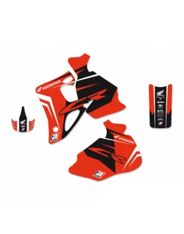 Kit grafic BLACKBIRD HONDA CR 80 '96-'02 DREAM 4 culoare Rosu Negru