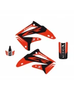 Kit grafic BLACKBIRD HONDA CR 85 '03-'07 DREAM 4 culoare Rosu Negru