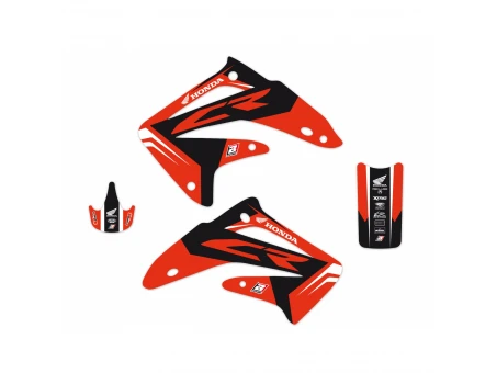Kit grafic BLACKBIRD HONDA CR 85 '03-'07 DREAM 4 culoare Rosu Negru