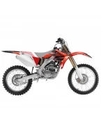 Kit grafic BLACKBIRD HONDA CRF 250R '04-'09, CRF 250X '04-'21 DREAM 4 culoare Rosu Negru