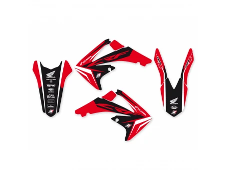 Kit grafic BLACKBIRD HONDA CRF 250R '10-'13; CRF 450R '09-'12 DREAM 4 Rosu Negru