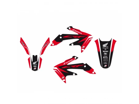 Kit grafic BLACKBIRD HONDA CRF 450X '04-'16 DREAM 4 culoare Rosu Negru