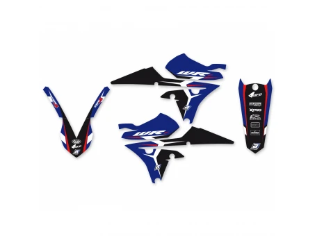 Kit grafic BLACKBIRD YAMAHA WR 250F '15-'19, WR 450F '16-'18 DREAM 4 culoare Albastru Negru