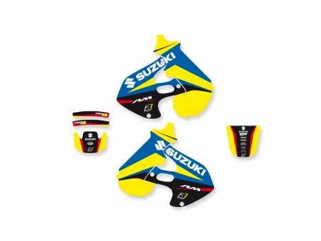 Kit grafic BLACKBIRD SUZUKI RM 125/250 '96-'00 DREAM 4 culoare Albastru Galben Negru