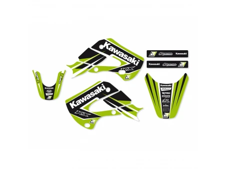 Kit grafic BLACKBIRD KAWASAKI KX 65 '00-'23 DREAM 4 culoare Verde Negru
