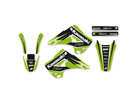 Kit grafic BLACKBIRD KAWASAKI KX 125/250 03-08 DREAM 4 culoare Verde Negru | E2408N