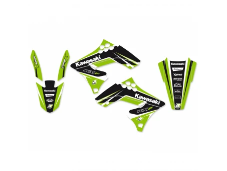 Kit grafic BLACKBIRD KAWASAKI KX 250F '09-'12 DREAM 4 culoare Verde Negru
