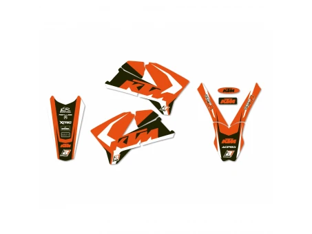 Kit grafic BLACKBIRD KTM EXC/EXC-F '05-'07, SX/SX-F '05-'06 DREAM 4 culoare Portocaliu Negru