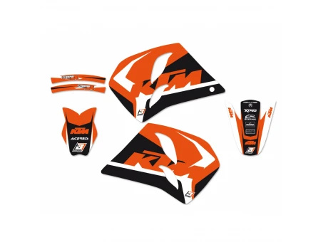 Kit grafic BLACKBIRD KTM 2T '93-'97 (2 STROKE ALL MODELS) DREAM 4 culoare Portocaliu Negru