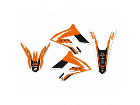 Kit grafic BLACKBIRD KTM FREERIDE 250 '12-'23 DREAM 4 culoare Portocaliu Alb Negru
