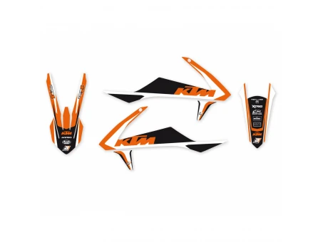 Kit grafic BLACKBIRD KTM SX/SX-F '16-'18, EXC/EXC-F '17-'19 DREAM 4 culoare Portocaliu Negru