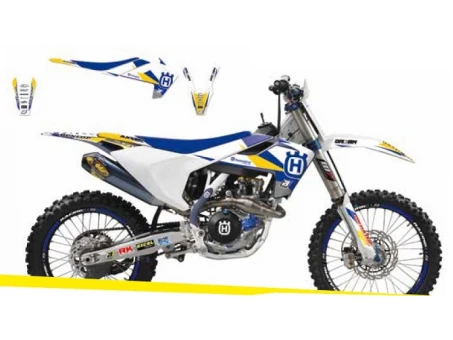 Kit grafic HUSQVARNA TE/TC 400-570 01-04 DREAM 3 culoare Albastru Galben Alb - | E2606E