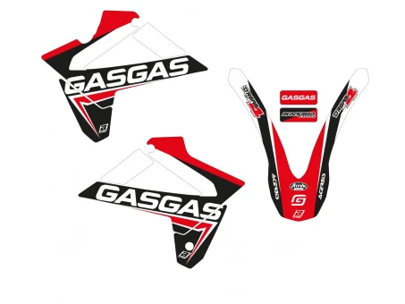Kit grafic BLACKBIRD GAS GAS EC 125/250/300 '07-'09, FSR 450 '07-'05 DREAM 3 culoare Rosu Negru
