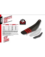 Șa completă HONDA CR 125/250 02-07 STANDARD, culoare Negru (Înlocuit de E9102S/01) | E9102S