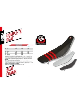 Șa completă HONDA CR 125/250 02-07 STANDARD, culoare Negru (Înlocuit de E9102S/01)