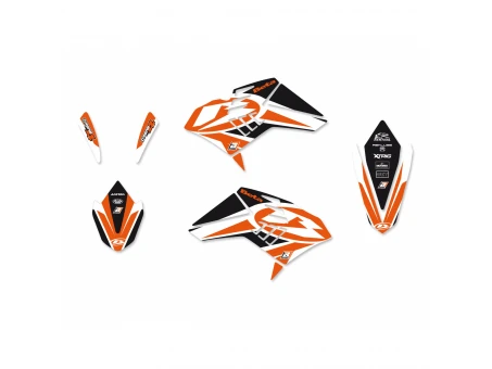 Kit grafic BLACKBIRD BETA RR 4T '10-'12 DREAM 4 culoare Portocaliu Alb Negru