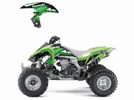 Kit grafic BLACKBIRD KAWASAKI KFX 450 '08-'15 DREAM 2 culoare Negru Verde