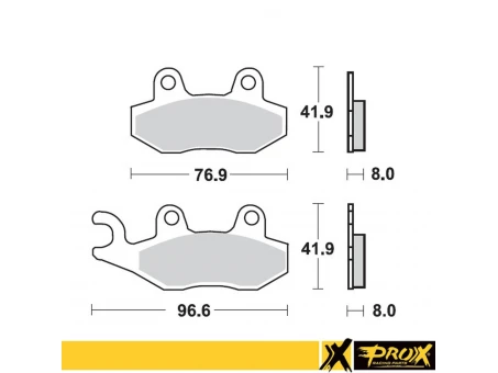 PROX KLOCKI HAMULCOWE KH135 / KH214 YAMAHA YZ 125/250 90-97 PRZÓD | 37.100202