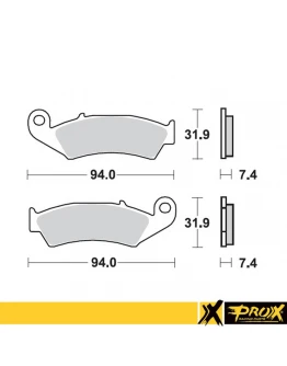 Placute de frana ProX KH125 HONDA CR125/250/500 '87-94 fata