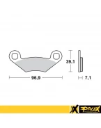 PROX KLOCKI HAMULCOWE KH159 POLARIS SPORTSMAN / SCRAMBLER / OUTLAW / XPLORER / TRAIL BLAZER / TRAIL BOSS | 37.206402
