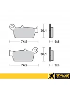 PROX KLOCKI HAMULCOWE KH131 HONDA CR 125/250/500 87-01, YAMAHA YZ 125/250 98-02 | 37.207102