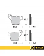 PROX KLOCKI HAMULCOWE KH346 HONDA CR/CRF TYŁ | 37.208202
