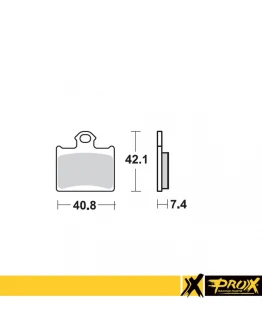 Placute de frana ProX KH602 KTM SX 85 '11-20 spate