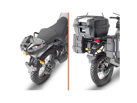 Suport pentru topcase KAPPA - ROYAL ENFIELD SCRAM 411 22- (placa nu este inclusa) | KR9055