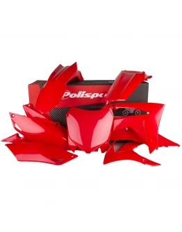 Kit plastice POLISPORT - HONDA CRF 250R '14-'17; CRF 450R '13-'16 - Rosu