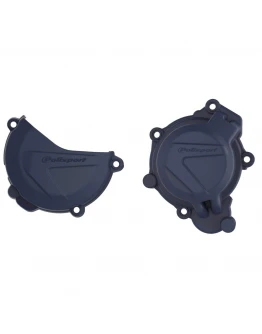 Kit protectii capac ambreiaj/alternator POLISPORT - KTM SX/XC 125/150 '16-'1NA TC 125 '16-'1 Albastru