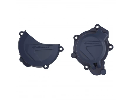 Kit protectii capac ambreiaj/alternator POLISPORT - KTM SX/XC 125/150 '16-'1NA TC 125 '16-'1 Albastru