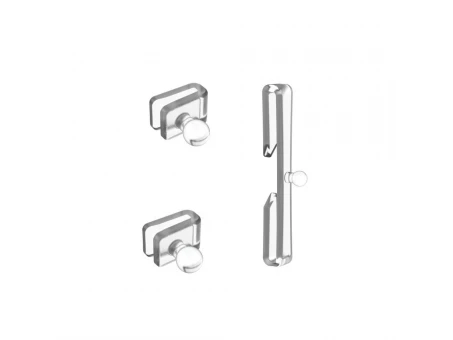 Set piese de schimb Leatt Tear-Off Post Strap Mounting pentru Velocity 4.5 (3buc.)