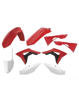 Kit plastice POLISPORT - HONDA CRF 250R '1 450R '17-'20 - Rosu Alb