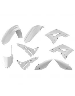 Kit plastice POLISPORT - HONDA CR 125/250 '02-'07 - Alb