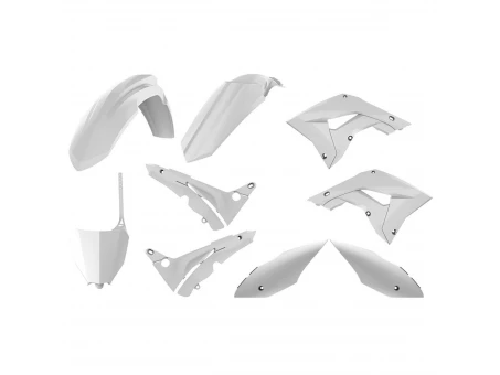 Kit plastice POLISPORT - HONDA CR 125/250 '02-'07 - Alb