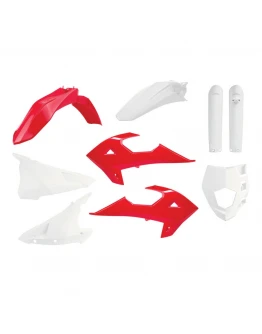 Kit plastice POLISPORT - (FULL KIT) GAS GAS EC 250/300 '1JU MR 250/300 '21-'24 - Rosu Alb