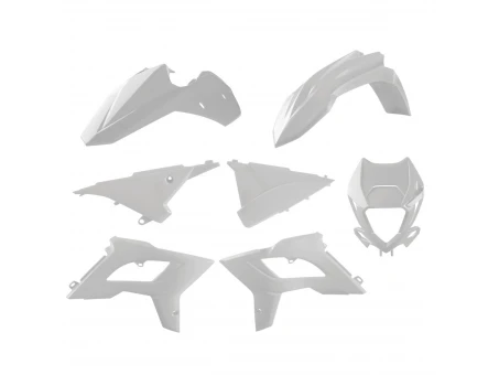 Kit plastice POLISPORT - Beta 2T/4T '13-'17 - Alb