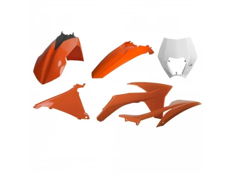 Kit plastice POLISPORT - KTM EXC/EXC-F '12-'13 - Portocaliu