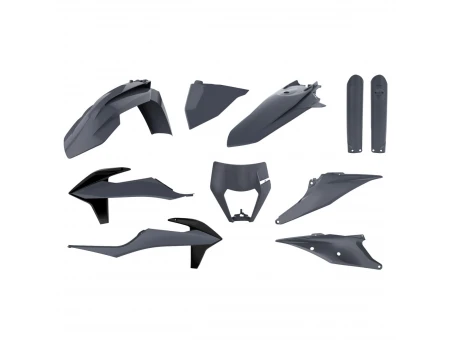Kit plastice POLISPORT - (FULL KIT) KTM EXC/EXC-F TPI '20-'23 - Gri