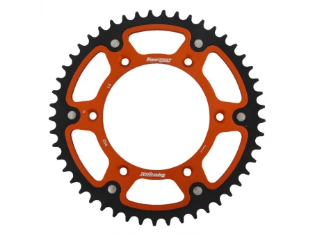 Pinion spate SUPERSPROX 899 49 STEALTH Aluminiu/Otel KTM SX/EXC/EXCF/SXF, HUSQVARNA TE/TC/FE/TC 16- (JTR897.49) Culoare Portocaliu | RST-990:49-ORG