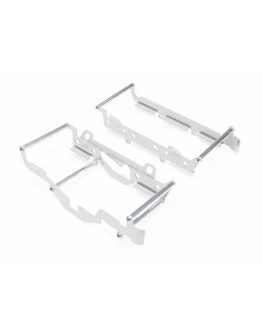 Protectie din aluminiu pentru radiator MODEL LIGHT  KTM EXC '17-'18, EXCF '17-'19, HUSQVARNA TE/FE '17-'19 culoare Argintiu
