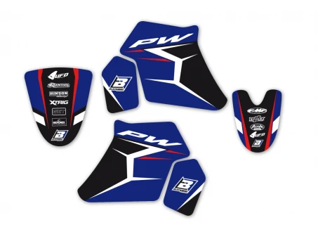 Kit grafic BLACKBIRD YAMAHA PW 50 '90-'22 DREAM 4 culoare Albastru