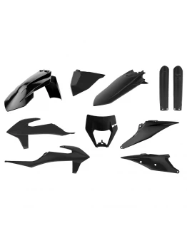 Kit plastice POLISPORT - (FULL KIT) KTM EXC/EXC-F TPI '20-'23 - Negru