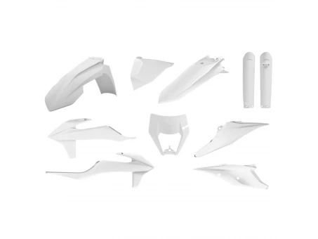 Kit plastice POLISPORT - (FULL KIT) KTM EXC/EXC-F TPI '20-'23 - Alb | 91016