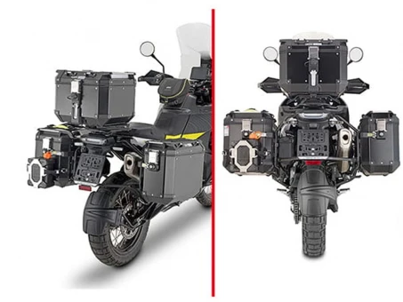Suport pentru genti laterale KAPPA MONOKEY TRIUMPH TIGER 1200GT (22-) - RETRO-FIT K-VENTURE ALU si KMISSION ALU | KLO6422MK